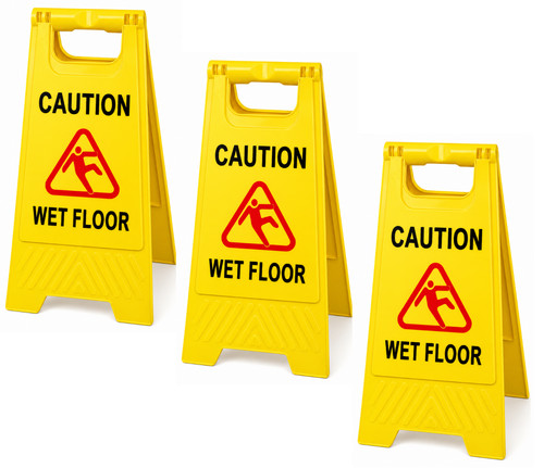 Nassboden schild reinigung - schild,